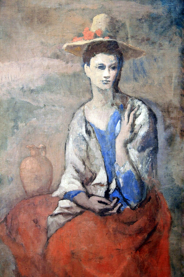 599x900 Picasso's Family Of Saltimbanques - Family Of Saltimbanques Painting