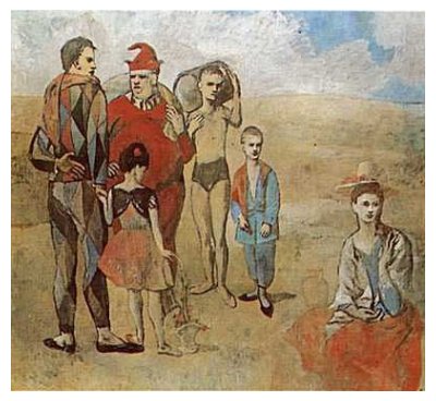 400x368 Mystudios Picasso, Family Of Saltimbanques - Family Of Saltimbanques Painting