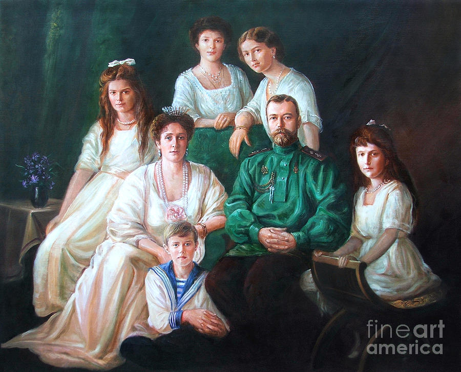 900x728 Romanov Family Portrait Painting By George Alexander - Family Painting