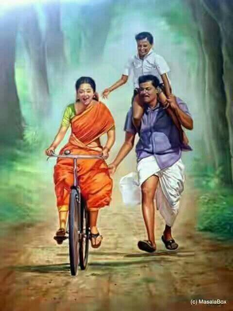 480x640 South Indian Family Painting Indian Art N Paintings - Family Painting