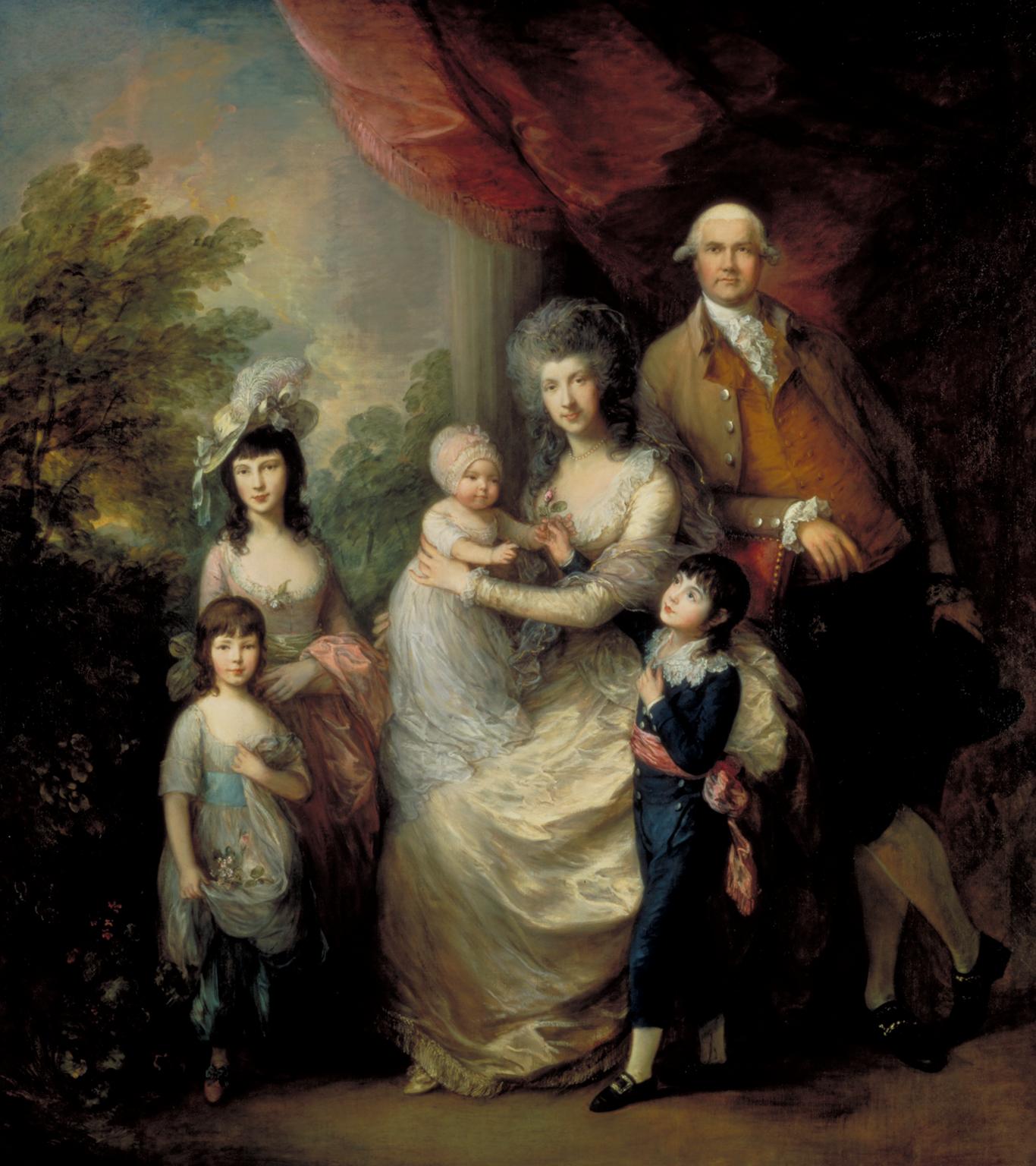 1366x1536 The Baillie Family', Thomas Gainsborough, C.1784 Tate - Family Painting