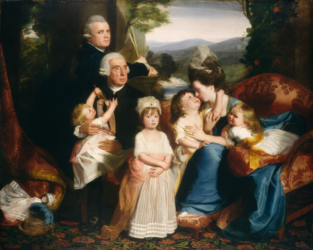 440x352 The Copley Family - Family Painting