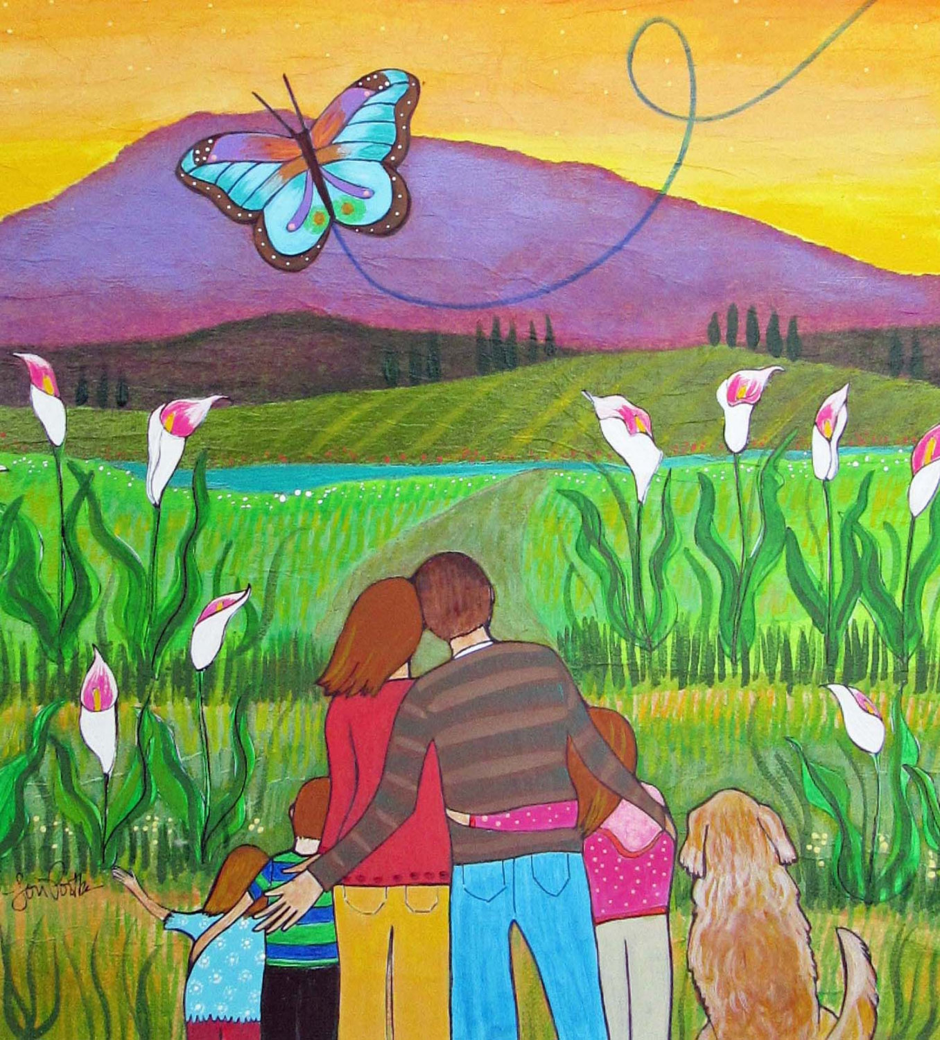 1356x1500 Your Family Painting Lori Portka - Family Painting