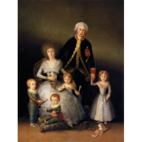 458x458 The Family Of The Duke Of Osuna By Francisco De Goya Art Gallery - Family Picture Painting