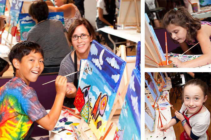 675x450 The Paint Bar - Family Picture Painting