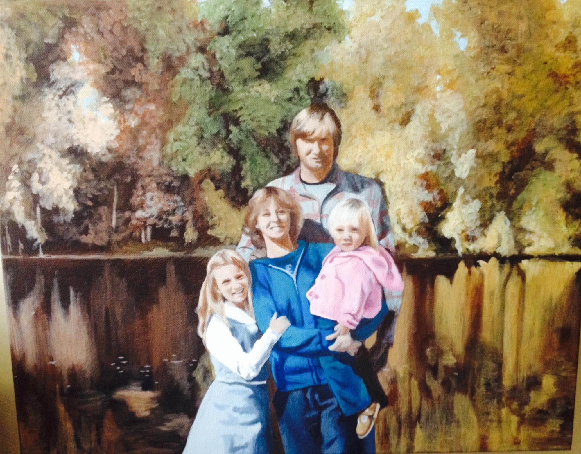 2000x1564 Family Paintings - Family Picture Painting