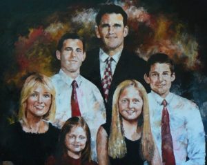 300x239 Family Portraits Commission Artist For Custom Personal Paintings - Family Portrait Painting