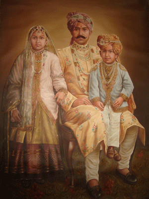 300x400 Royal Family Portrait Painting - Family Portrait Painting