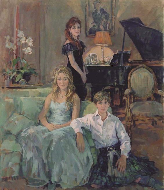 566x657 Susan Ryder Rp Neac - Family Portrait Painting