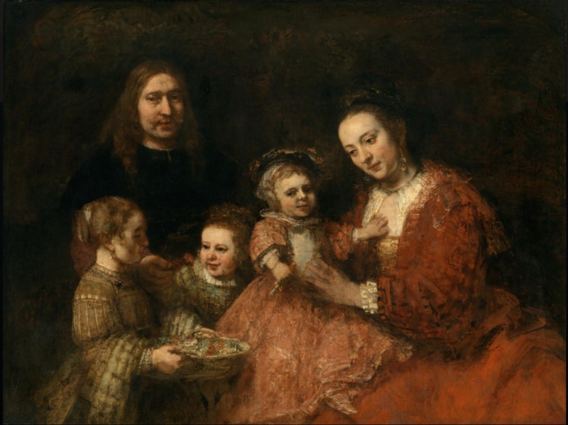 800x598 Artwork By Rembrandt Van Rijn - Family Portrait Painting