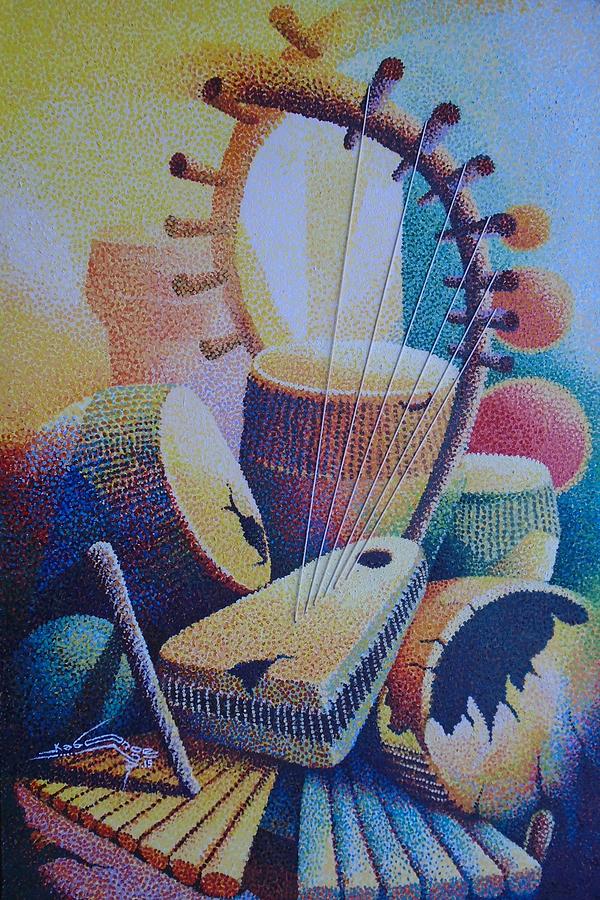 600x900 Family Reunion Painting By Kabonge George Wasswa - Family Reunion Painting