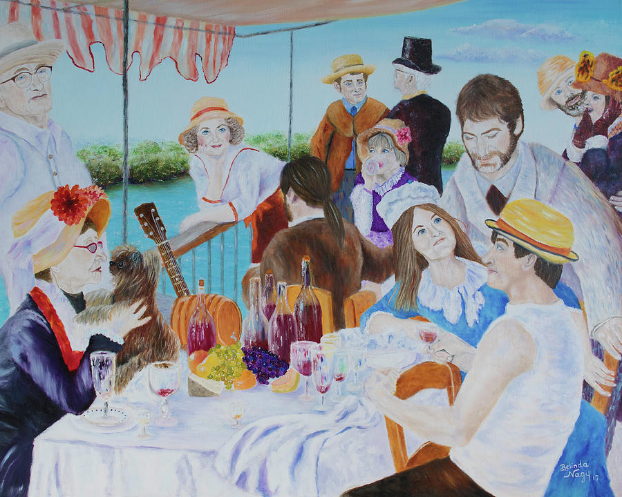 900x720 Higgs Family Reunion Painting By Belinda Nagy - Family Reunion Painting