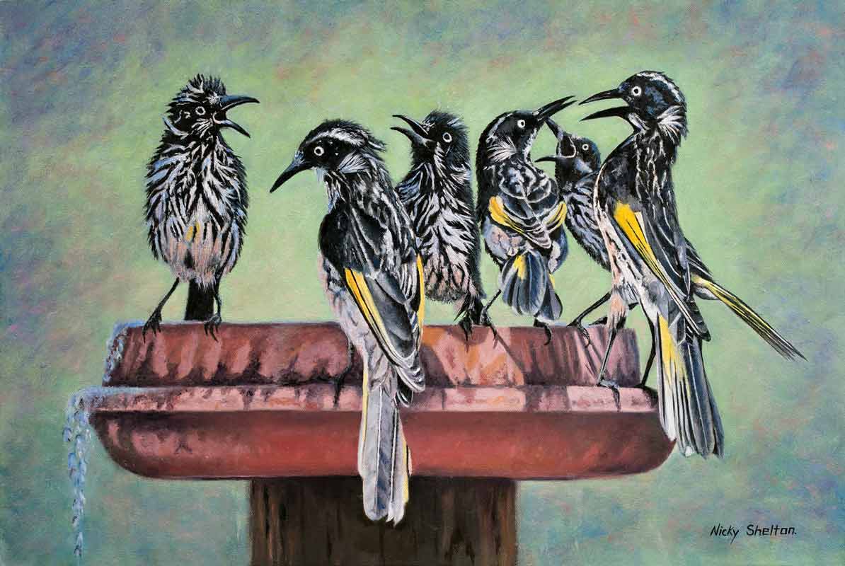 1194x800 Nicky Shelton - Family Reunion Painting