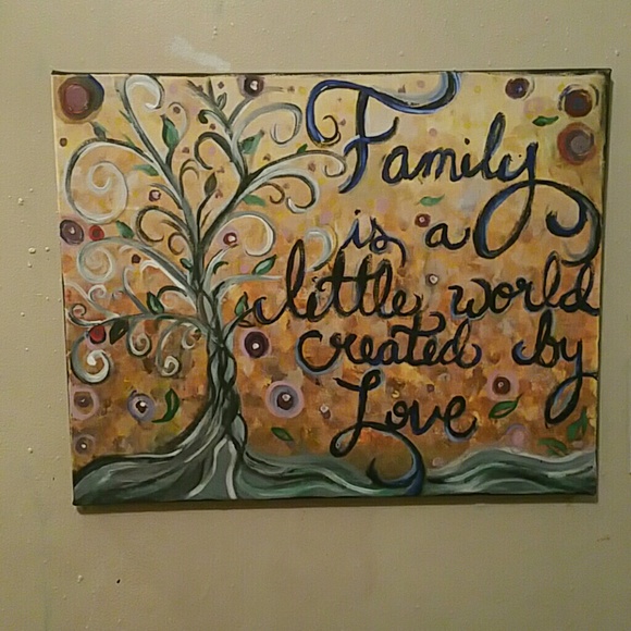 580x580 Other Family Tree Painting Poshmark - Family Tree Painting