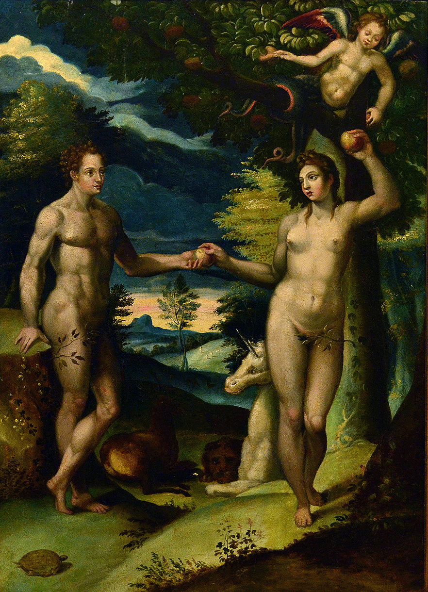 882x1220 Renaissance Paintings Minnesota Prairie Roots - Famous Adam And Eve Painting