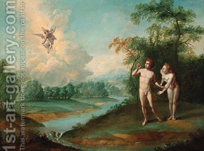400x296 The Expulsion Of Adam And Eve From The Garden Of Eden Flemish - Famous Adam And Eve Painting