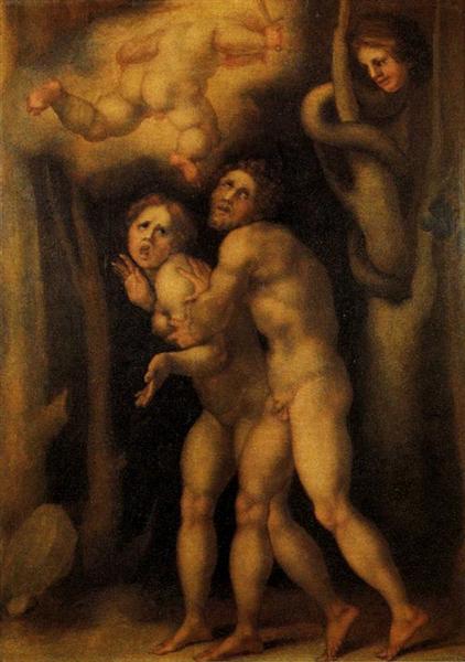 422x600 The Fall Of Adam And Eve, C.1520 - Famous Adam And Eve Painting