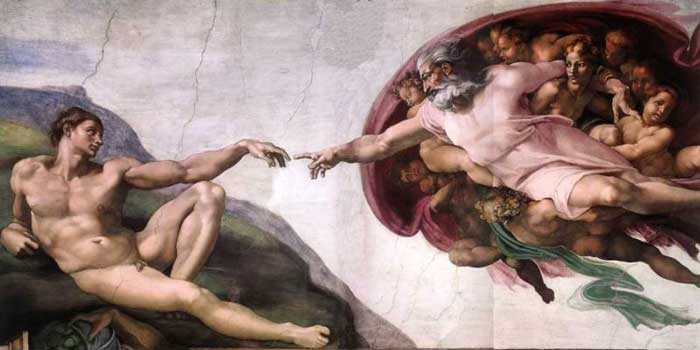 700x350 The Sistine Ceiling Michelangelo's Famous Renaisance Wonder - Famous Adam And Eve Painting