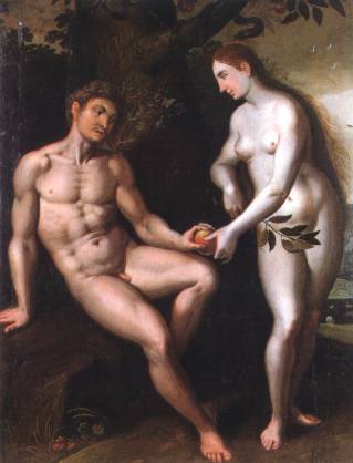 319x418 View A Dia - Famous Adam And Eve Painting