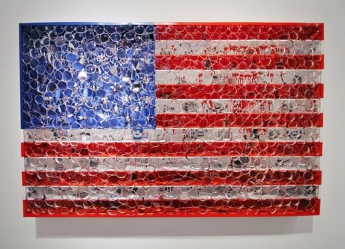 500x361 Artistic American Flags - Famous American Flag Painting