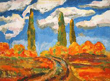 375x279 Lepesov Jengis - Famous Autumn Painting