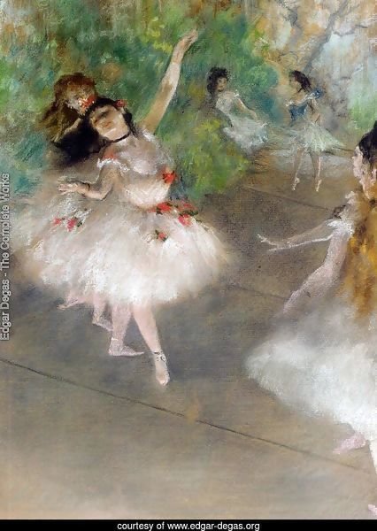 426x600 Edgar Degas - Famous Ballerina Painting