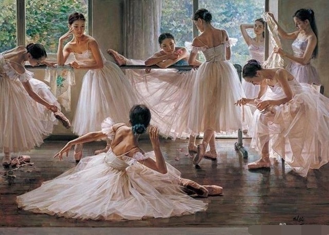 640x458 Famous Ballerina Canvas Painting For Children Girl Ballerina Art - Famous Ballerina Painting