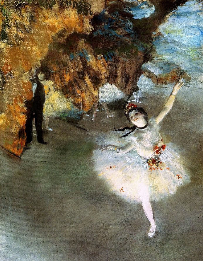 693x891 The Star, 1878 By Edgar Degas - Famous Ballerina Painting Degas