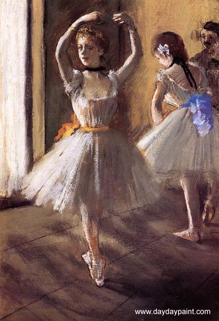 450x657 Ballet Paintings By Degas - Famous Ballerina Painting Degas