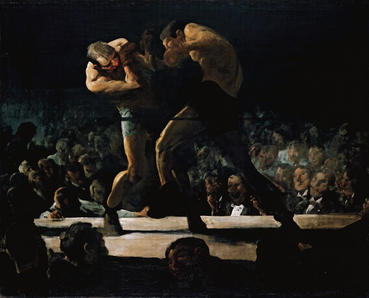 1200x968 The Art Of Boxing George Bellows The Mantle - Famous Boxing Painting