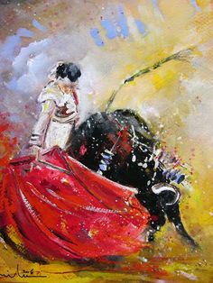 236x314 Famous Spanish Paintings Bullfighter A N Matador Painter - Famous Bull Painting