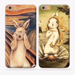 300x300 Rabbit Famous Painting Scream Iphone 55s66s6 Plus Phone Case - Famous Bunny Painting