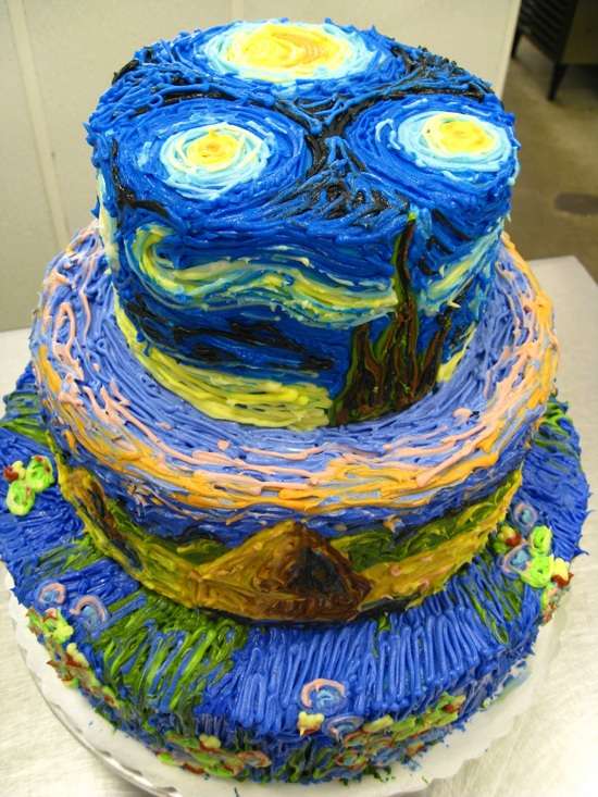 550x733 Famous Painter Pastries - Famous Cake Painting