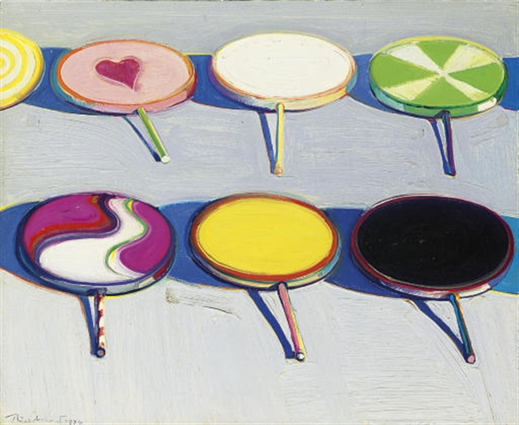 586x480 Wayne Thiebaud Cake Paintings - Famous Cake Painting