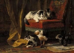 300x216 Famous Cats Paintings Amp Reproductions 1st Art Gallery - Famous Cat Painting