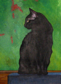 200x275 Ticau Art Cat Art, Cat Artists, Cat Portraits, Famous Art Cats - Famous Cat Painting