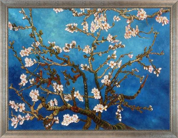 600x467 Vincent Van Gogh Famous Oil Paintings Branches Of An Almond Tree - Famous Cherry Blossom Painting