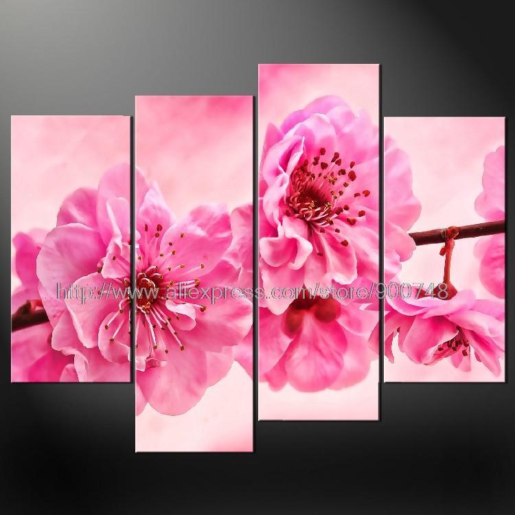 750x750 Blossom Cherry Tree Cascade Many Sizes Free Postage Oil Painting - Famous Cherry Blossom Tree Painting