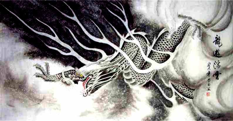794x413 Painting Of Dragon In Chinese Mythology Chinese Painting Blog - Famous Chinese Dragon Painting