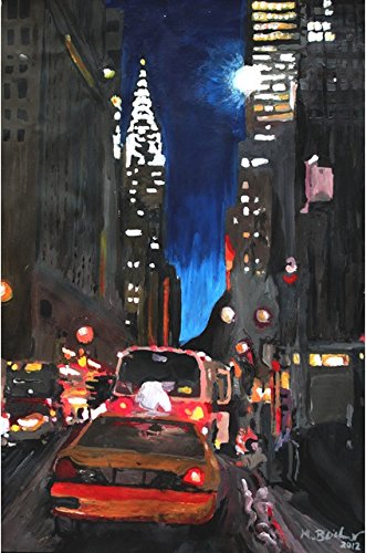 331x500 New York - Famous Chrysler Building Painting
