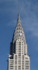 164x300 Art Deco In The United States - Famous Chrysler Building Painting