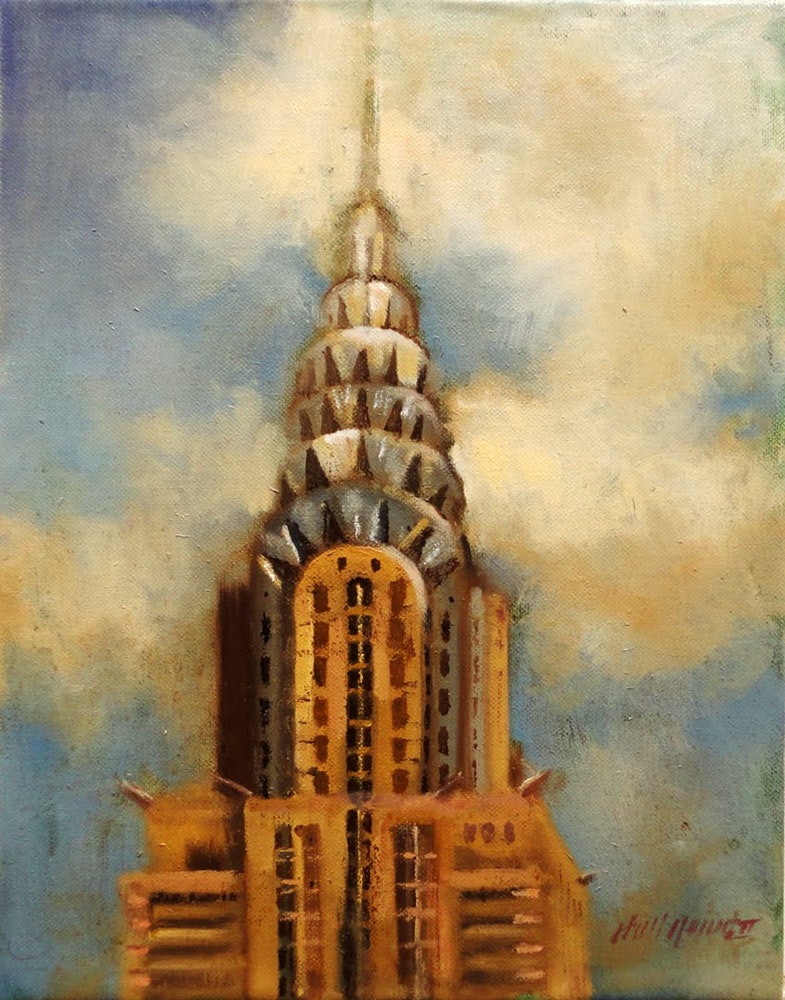 Famous Chrysler Building Painting at