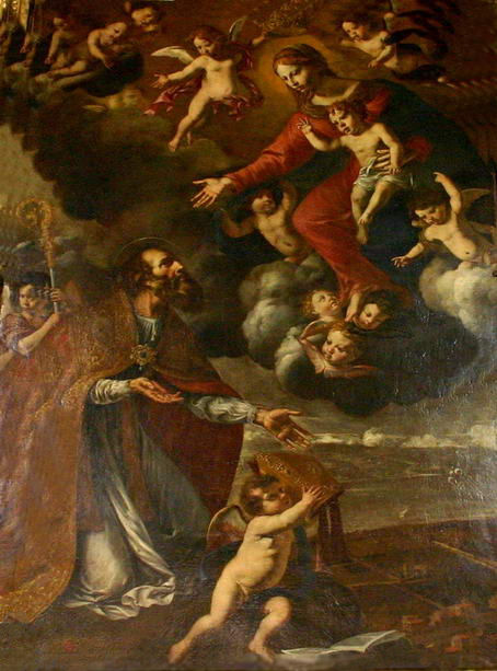 454x613 Paintings Of Giovan Battista Quagliata - Famous Church Painting