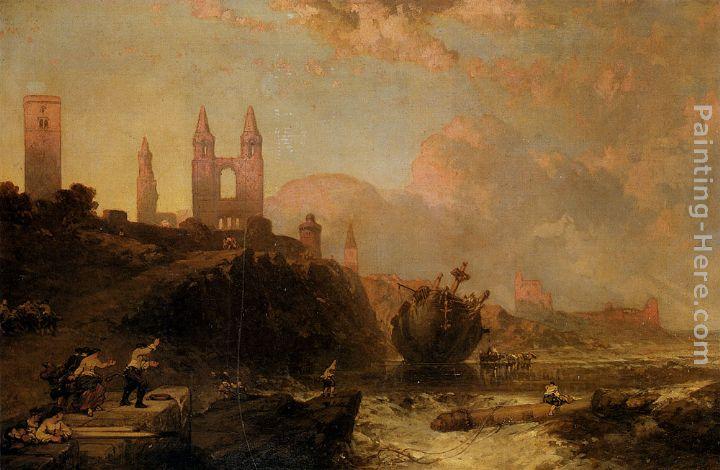 720x470 David Roberts Ruins Of St. Andrews Cathedral And Church Of St - Famous Church Painting