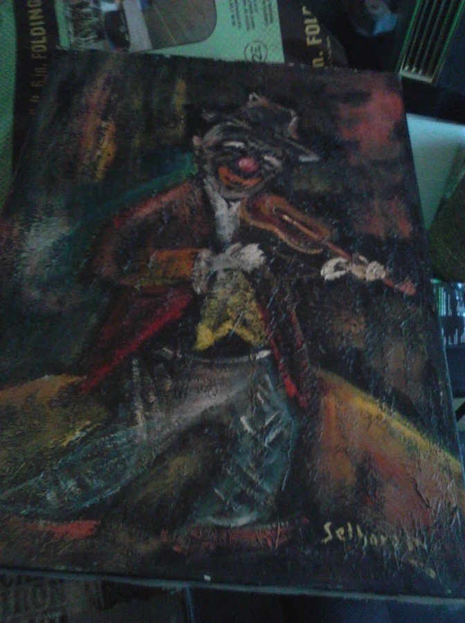 672x900 How May I Find Out How Much My Clown Oil Painting Is Worth - Famous Clown Painting Artists