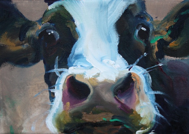 640x453 Cow Painting 92087 - Famous Cow Painting