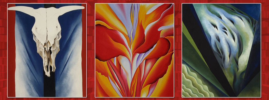 932x349 10 Most Famous Paintings By Georgia O'Keeffe Learnodo Newtonic - Famous Cow Skull Painting