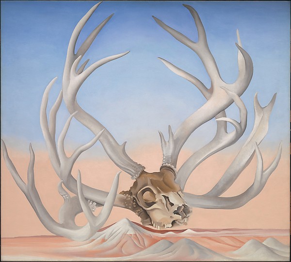 600x540 Georgia O'Keeffe Cow's Skull Red, White, And Blue The Met - Famous Cow Skull Painting