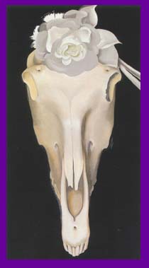 210x379 Bones - Famous Cow Skull Painting