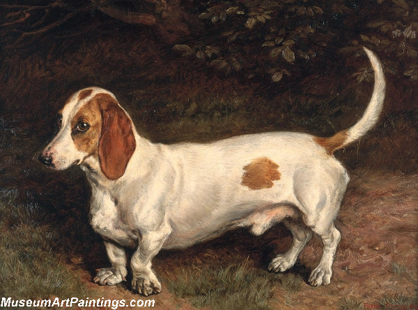 600x446 Famous Dog Paintings A Favorite Dachshund - Famous Dachshund Painting